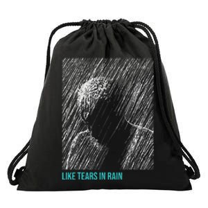 Like Tears In.Rain Drawstring Bag