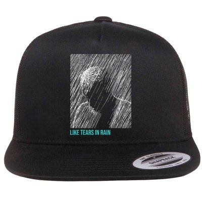 Like Tears In.Rain Flat Bill Trucker Hat