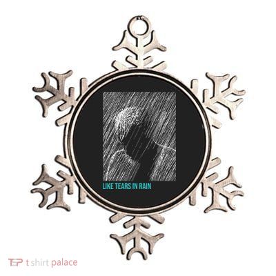 Like Tears In.Rain Metallic Star Ornament