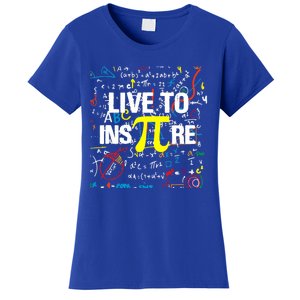 Live To Inspire Pi 3 14 Math Teacher Pi National Day Gift Funny Gift Women's T-Shirt