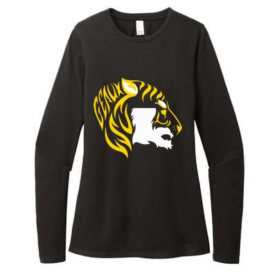 L.S.U T.I.G.E.R.S Inside The Mascot Womens CVC Long Sleeve Shirt