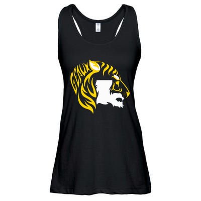 L.S.U T.I.G.E.R.S Inside The Mascot Ladies Essential Flowy Tank