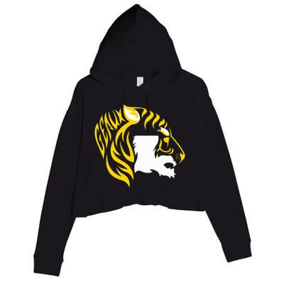 L.S.U T.I.G.E.R.S Inside The Mascot Crop Fleece Hoodie