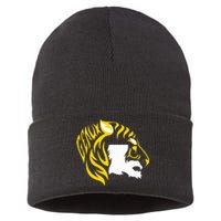 L.S.U T.I.G.E.R.S Inside The Mascot Sustainable Knit Beanie