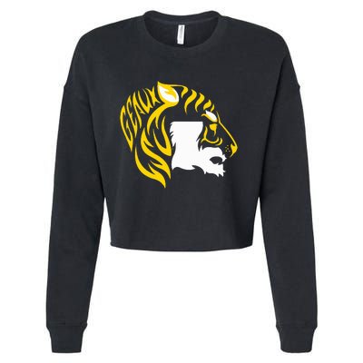 L.S.U T.I.G.E.R.S Inside The Mascot Cropped Pullover Crew