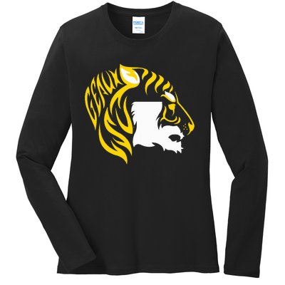 L.S.U T.I.G.E.R.S Inside The Mascot Ladies Long Sleeve Shirt