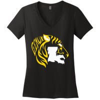 L.S.U T.I.G.E.R.S Inside The Mascot Women's V-Neck T-Shirt