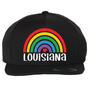 Louisiana Travel I Love Louisiana Usa Gift Wool Snapback Cap