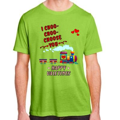 Love Train I Choose You Funny Happy Valentines Day And Lover Meaningful Gift Adult ChromaSoft Performance T-Shirt