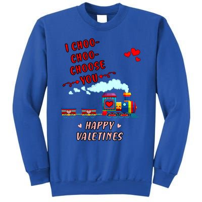 Love Train I Choose You Funny Happy Valentines Day And Lover Meaningful Gift Sweatshirt