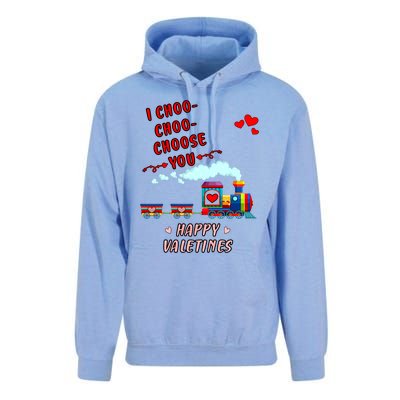 Love Train I Choose You Funny Happy Valentines Day And Lover Meaningful Gift Unisex Surf Hoodie