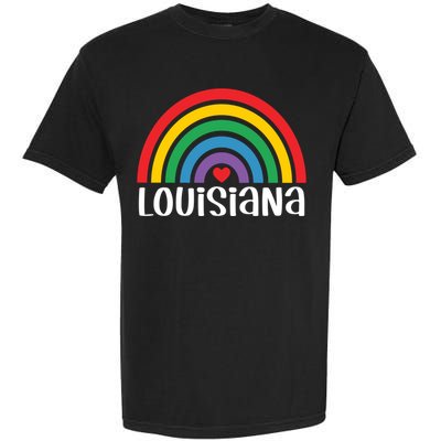 Louisiana Travel I Love Louisiana Usa Gift Garment-Dyed Heavyweight T-Shirt