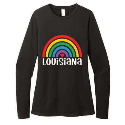 Louisiana Travel I Love Louisiana Usa Gift Womens CVC Long Sleeve Shirt