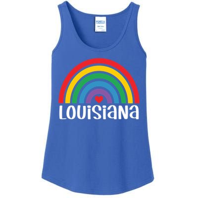 Louisiana Travel I Love Louisiana Usa Gift Ladies Essential Tank