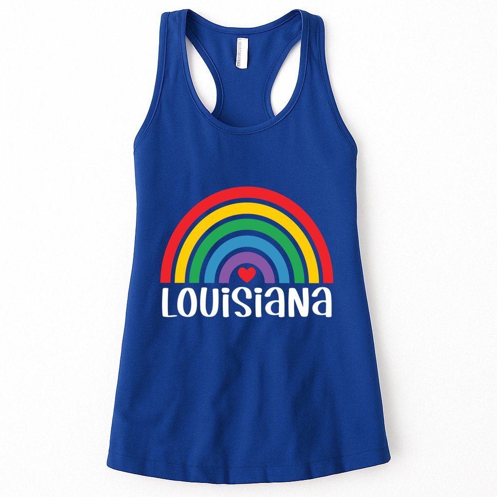 Louisiana Travel I Love Louisiana Usa Gift Womens Tank Top