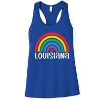 Louisiana Travel I Love Louisiana Usa Gift Women's Racerback Tank