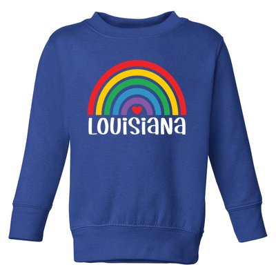 Louisiana Travel I Love Louisiana Usa Gift Toddler Sweatshirt