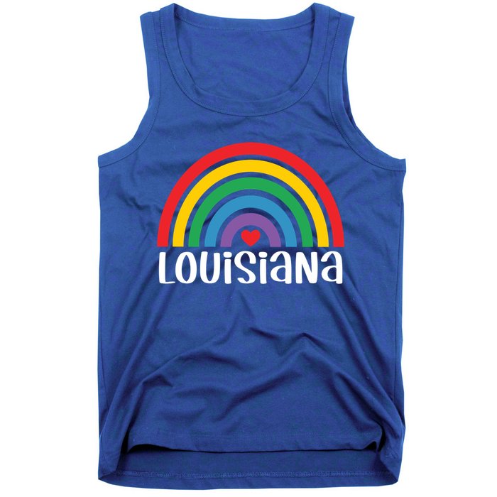 Louisiana Travel I Love Louisiana Usa Gift Tank Top