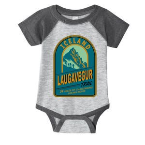 Laugavegur Trail Iceland Infant Baby Jersey Bodysuit