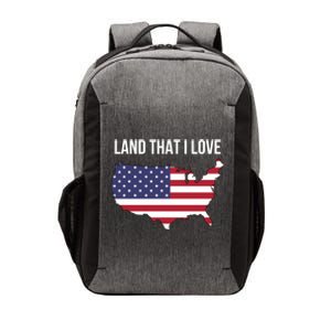 Land That I Love America Usa Flag Patriotic Gift Vector Backpack