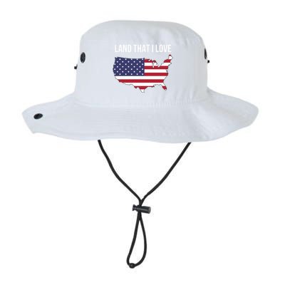 Land That I Love America Usa Flag Patriotic Gift Legacy Cool Fit Booney Bucket Hat