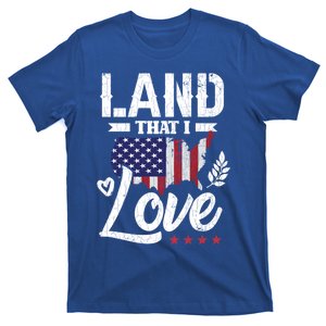 Land That I Love Fun Memorial Day Veteran Graphic Gift T-Shirt