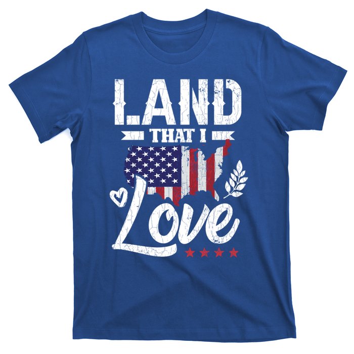 Land That I Love Fun Memorial Day Veteran Graphic Gift T-Shirt