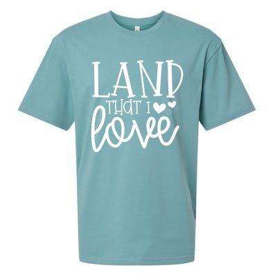 Land That I Love Tee Gift Sueded Cloud Jersey T-Shirt