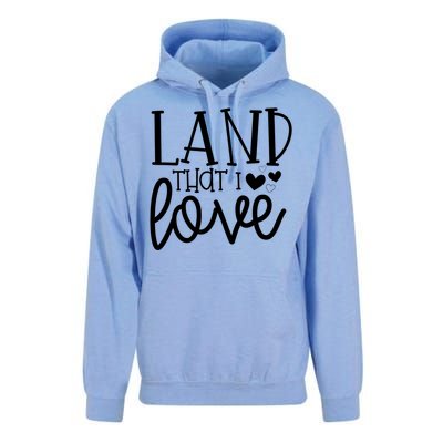 Land That I Love Tee Gift Unisex Surf Hoodie