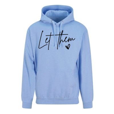 Let Them Inspirational Gifts Unisex Surf Hoodie