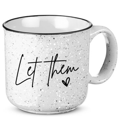 Let Them Inspirational Gifts 15oz Campfire Ceramic Mug