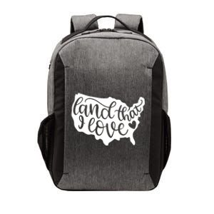 Land That I Love USA Flag Independence Day Vector Backpack