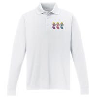 Lizzie This Is What Dreams Are Made Of Vintage Cute Funny Performance Long Sleeve Polo