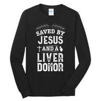 Liver Transplant Jesus Organ Donor Surgery Recovery Tall Long Sleeve T-Shirt