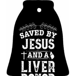 Liver Transplant Jesus Organ Donor Surgery Recovery Ceramic Bell Ornament