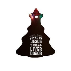 Liver Transplant Jesus Organ Donor Surgery Recovery Ceramic Tree Ornament