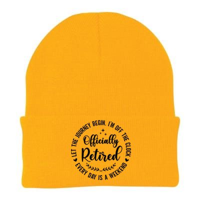 Let The Journey Begin Im Of The Clock Knit Cap Winter Beanie