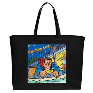 Less Than Jake Hello Rockview Cotton Canvas Jumbo Tote