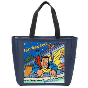 Less Than Jake Hello Rockview Zip Tote Bag