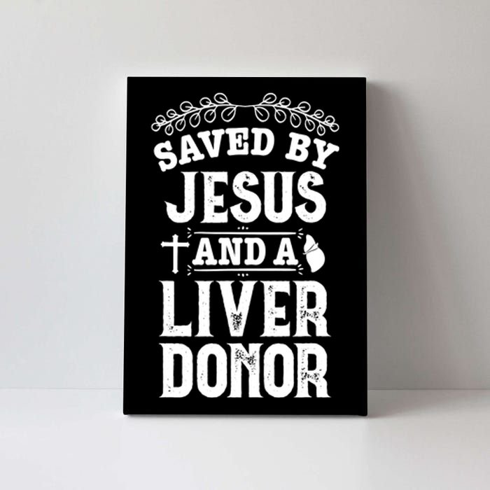 Liver Transplant Jesus Organ Donor Surgery Recovery Canvas