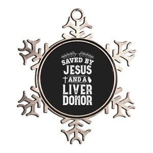 Liver Transplant Jesus Organ Donor Surgery Recovery Metallic Star Ornament