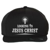 Looking To Jesus Christ Wool Snapback Cap