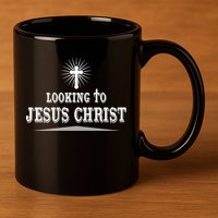 Looking To Jesus Christ 11oz C Handle Ceramic Mug