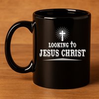 Looking To Jesus Christ 11oz C Handle Ceramic Mug