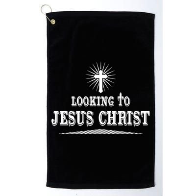 Looking To Jesus Christ Golf Towel