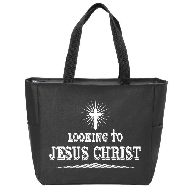Looking To Jesus Christ Zip Tote Bag