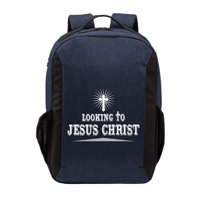 Looking To Jesus Christ Vector Backpack