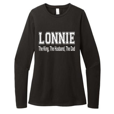 Lonnie The King The Husband The Dad Cute Gift Womens CVC Long Sleeve Shirt