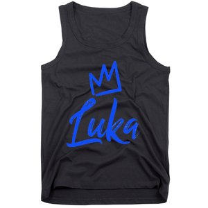 Luka The King Blue Crown Called Luka Tank Top