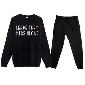 Leave Them Kids Alone Premium Crewneck Sweatsuit Set